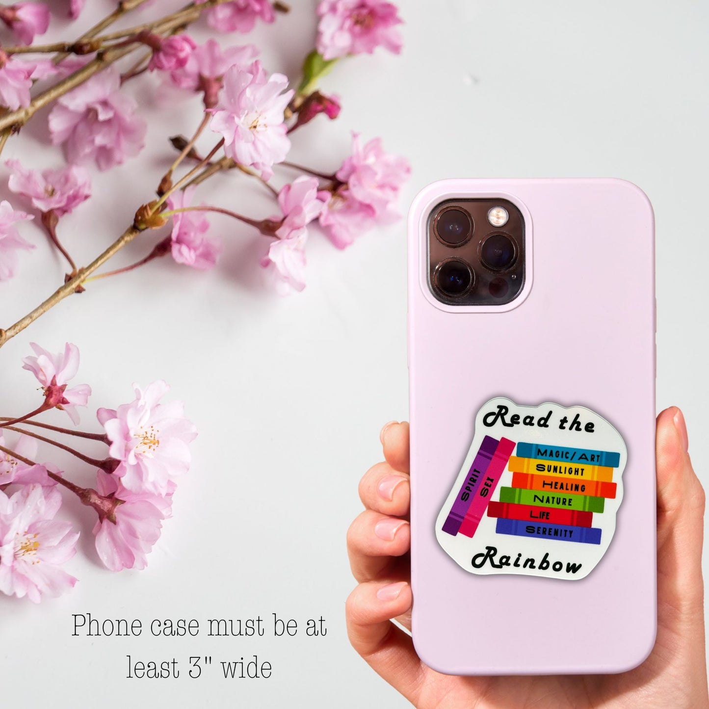 Vinyl Sticker 3" - Read the Rainbow