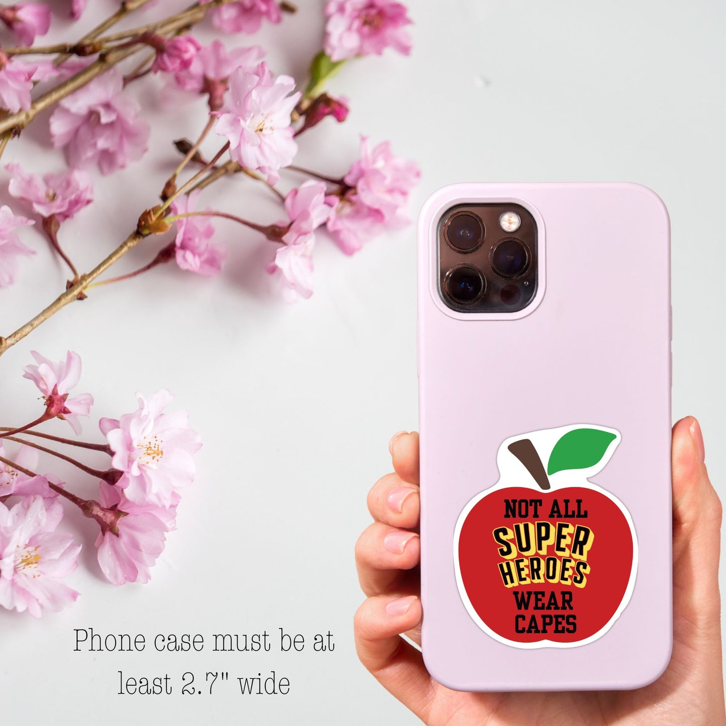 Vinyl Sticker 2.5" - Superhero Teacher