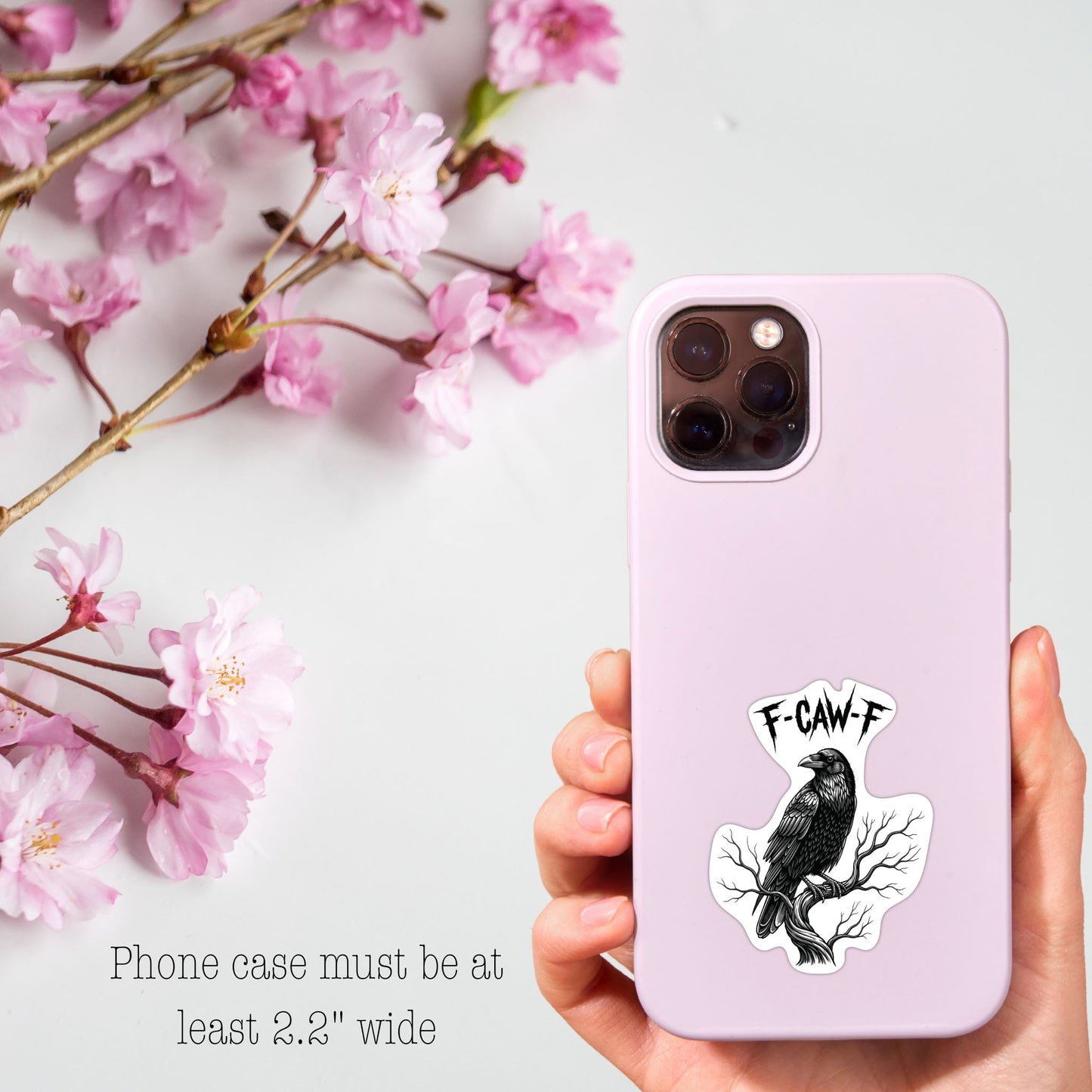 Vinyl Sticker 2.5" - Grumpy Crow