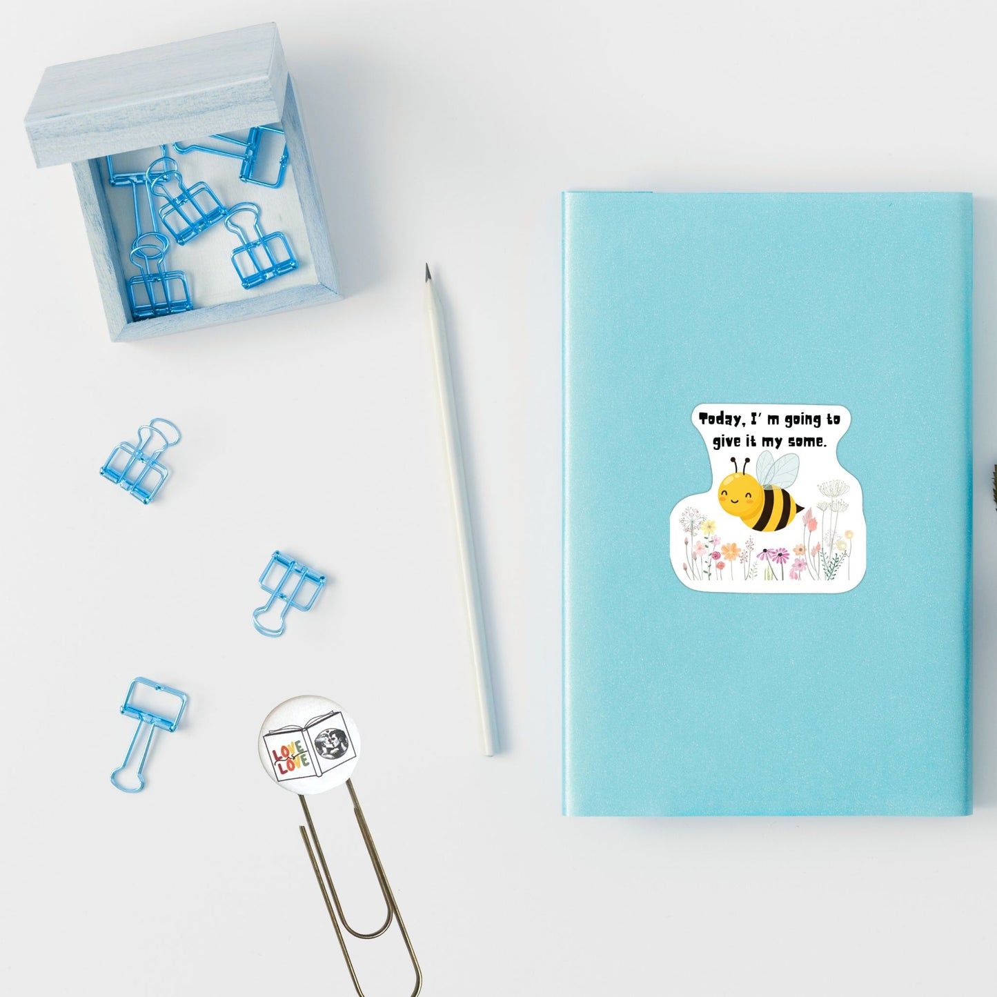 Vinyl Sticker 2.5" - (Not so) Busy Bee