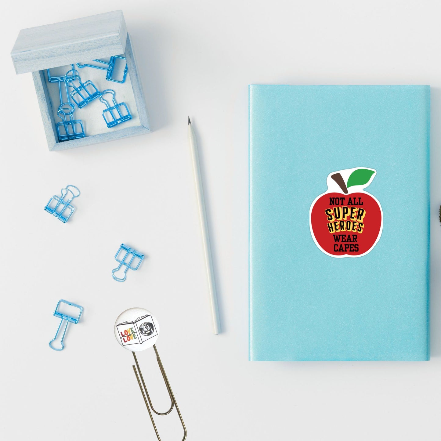 Vinyl Sticker 2.5" - Superhero Teacher