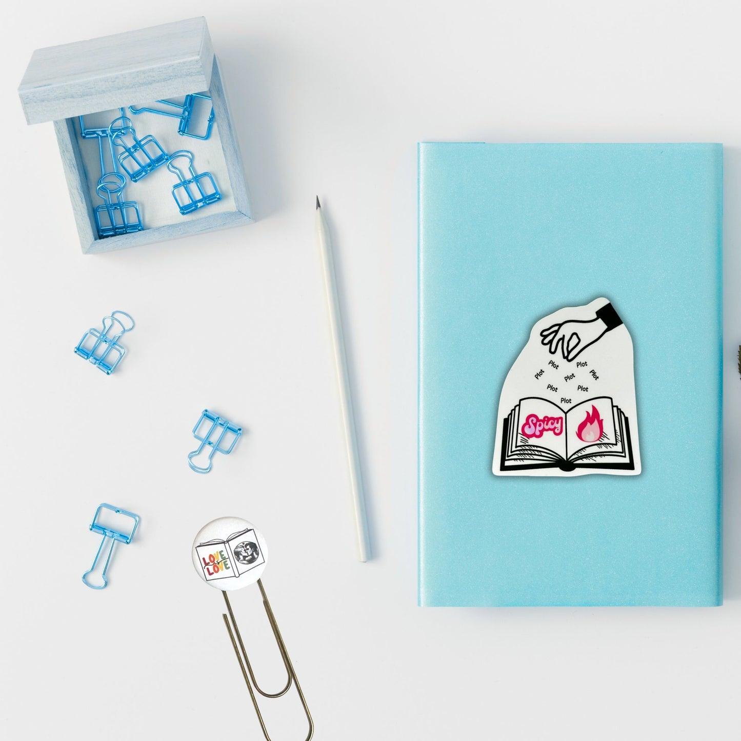 Vinyl Sticker 3" - Spicy with a Dash of Plot