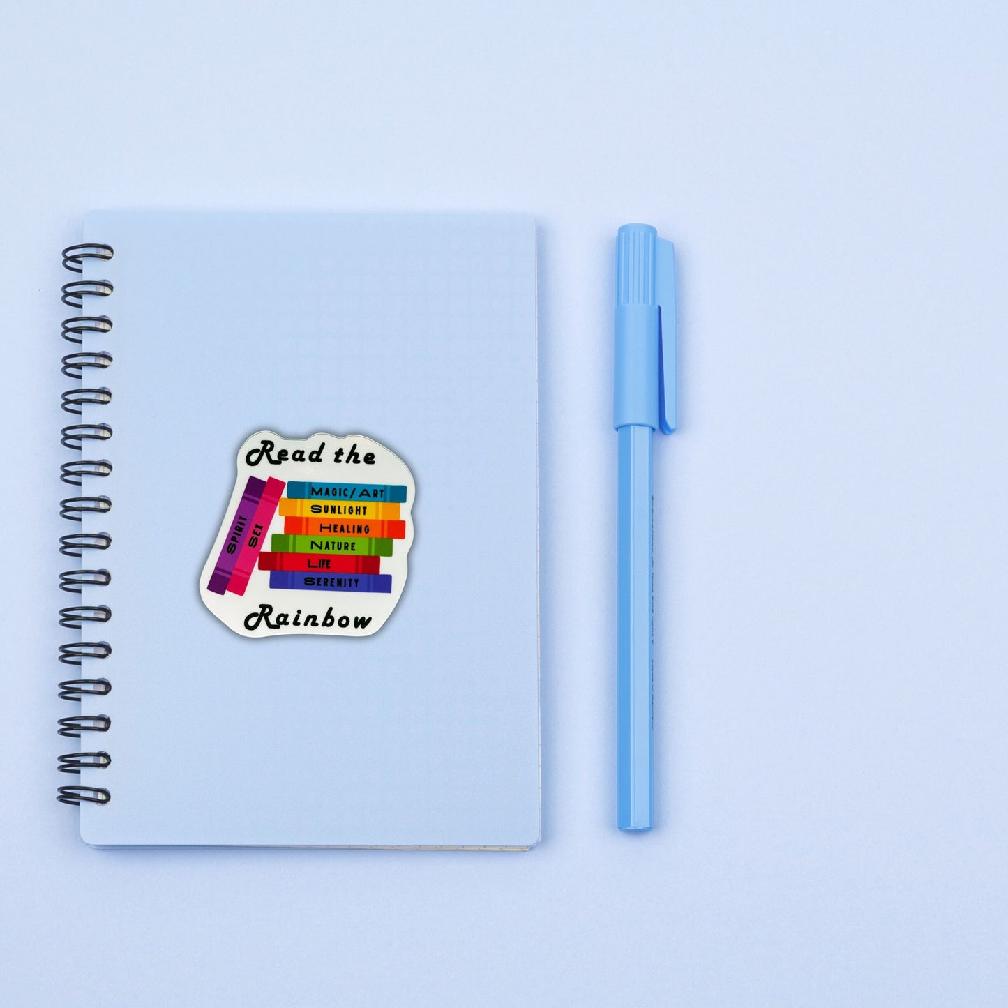 Vinyl Sticker 3" - Read the Rainbow