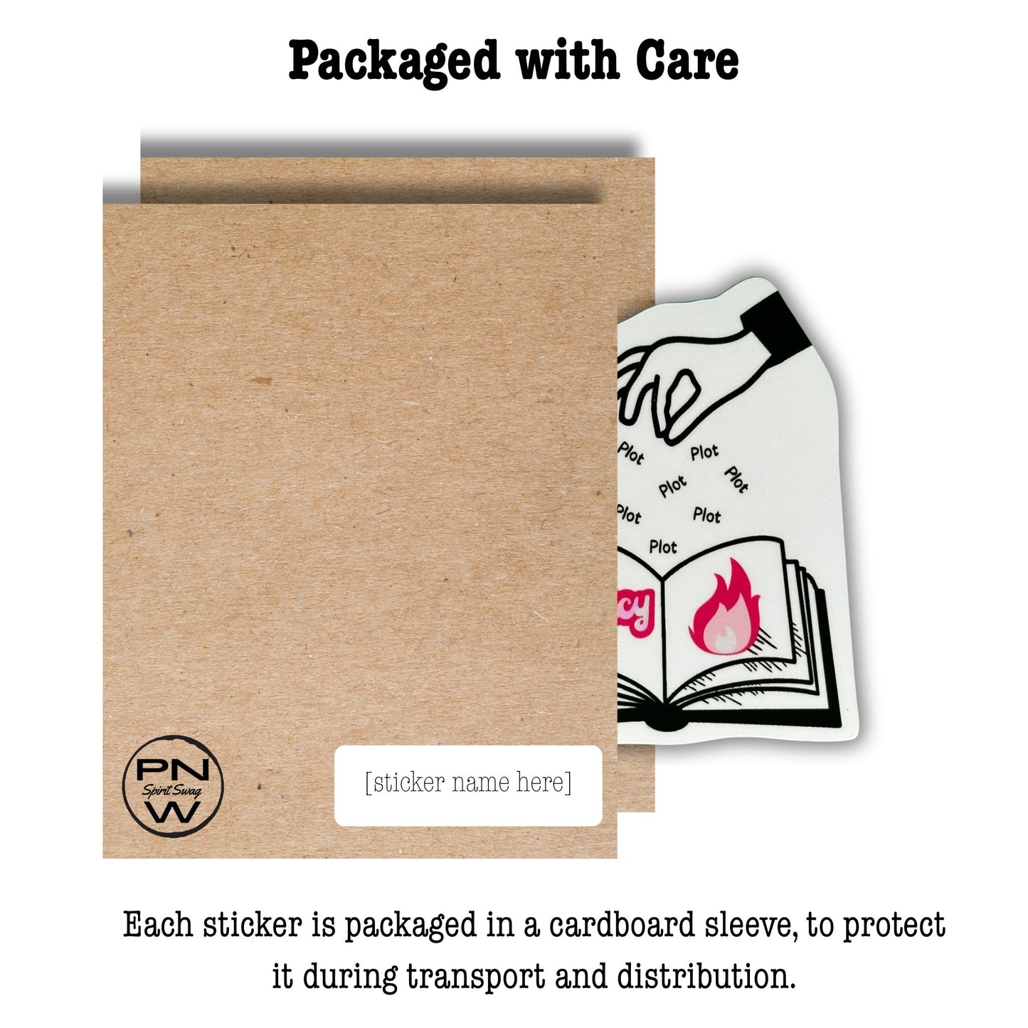 Vinyl Sticker 3" - Spicy with a Dash of Plot