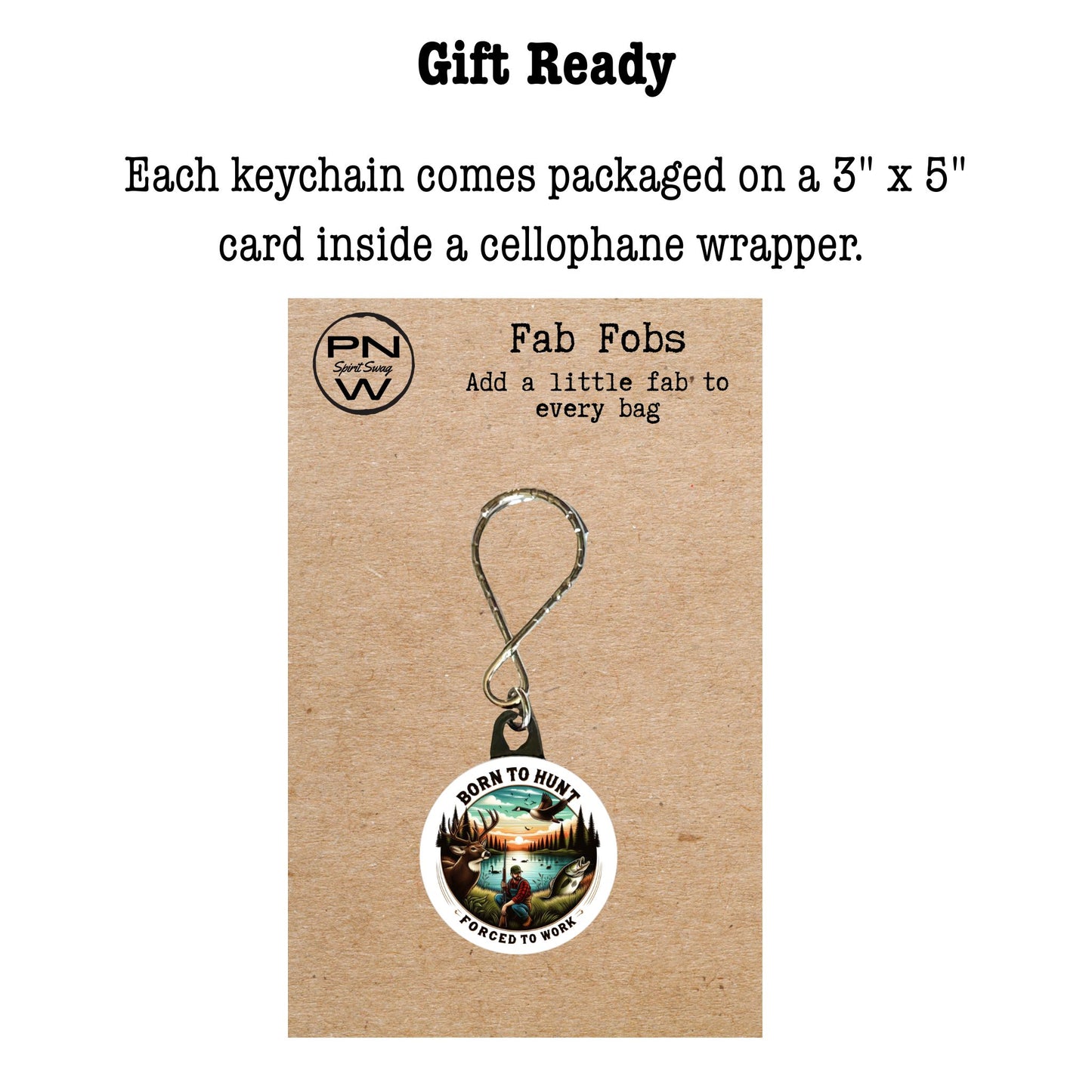 Keychain - Born to Hunt
